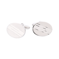 Rhodium Diamonte Cufflinks