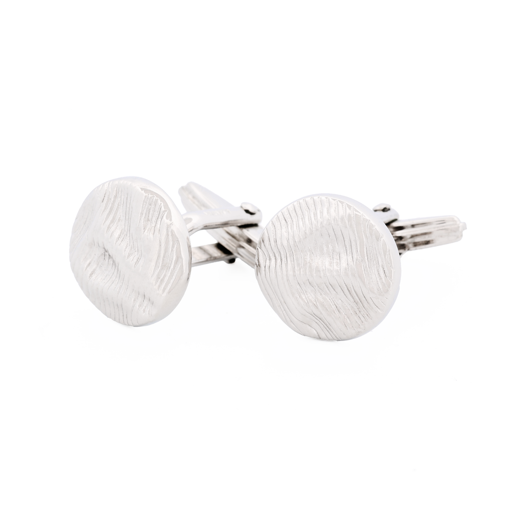 Rhodium Plated Cufflinks