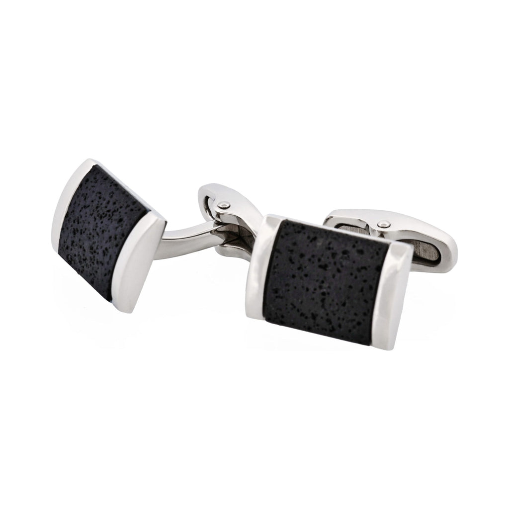 Stainless Steel & Granite Cufflinks