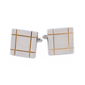 Stainless Steel Gold Plated Cufflinks Cufflinks