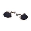 Sterling Silver Onyx Cufflinks