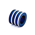 Steel Ion Plated Blue Bead
