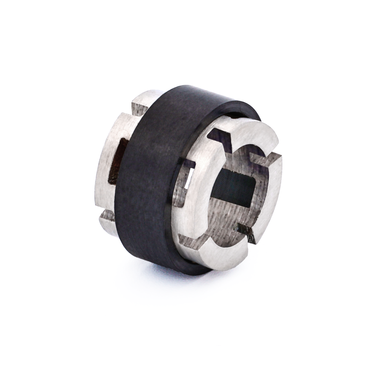 Steel Ion Plated Black Bead