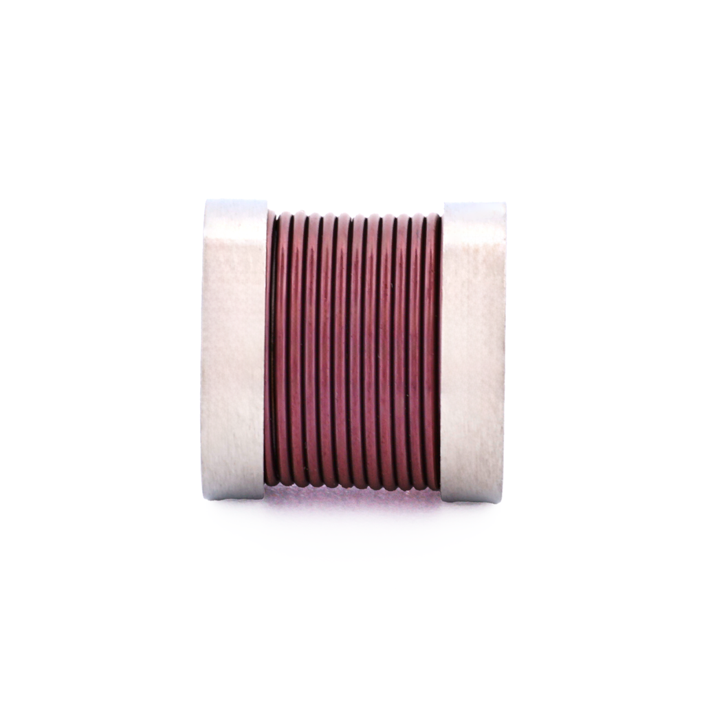 Steel Ion Plated Brown Bead