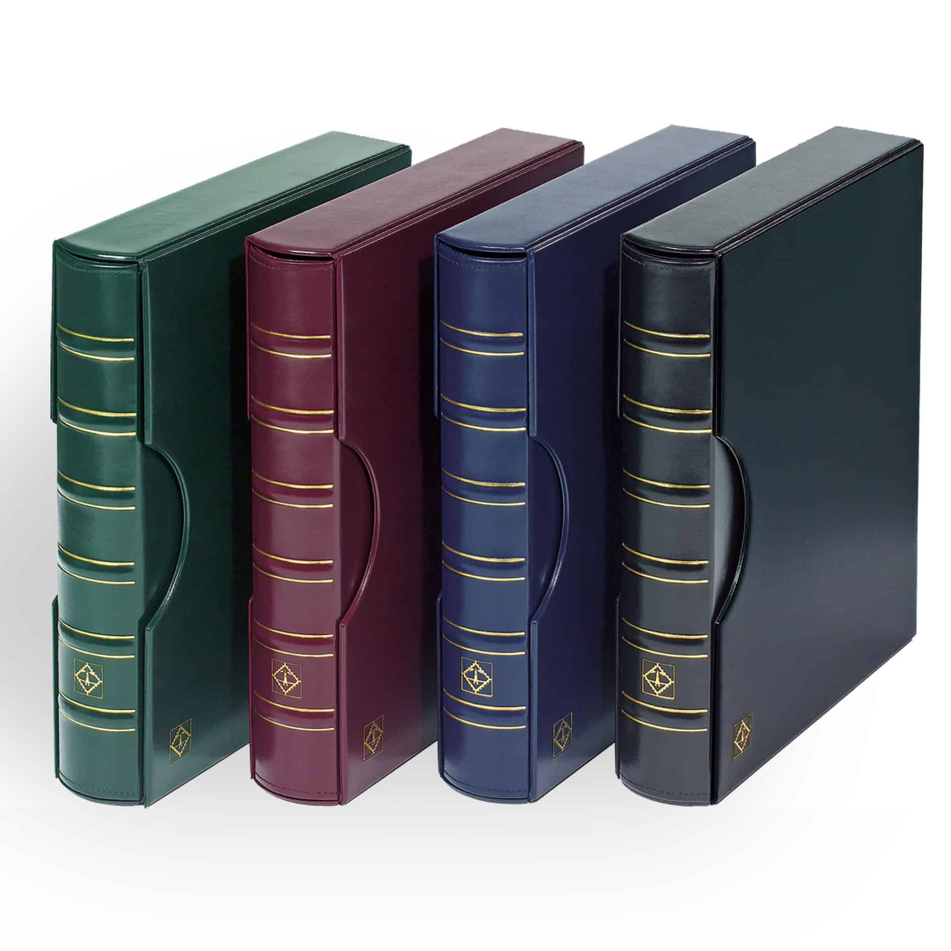 Ringbinder GRANDE, Classic Design includes slipcase, black