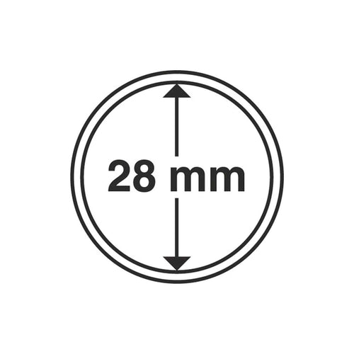 Coin Capsules, Inner Diameter 28mm