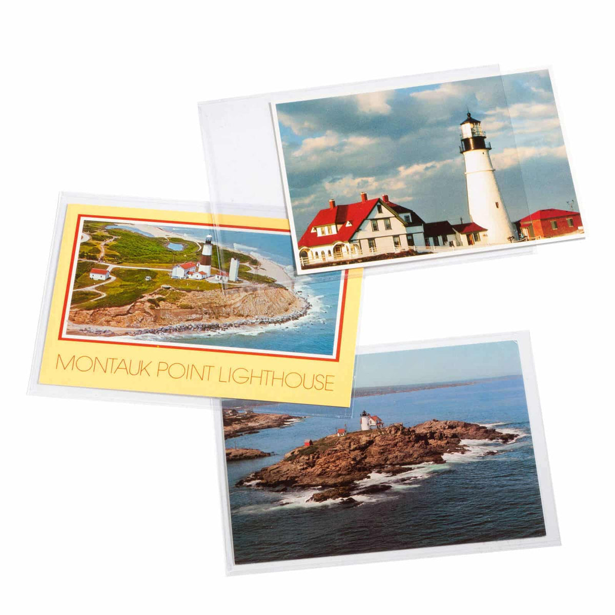 Protective sheets for stamps and picture postcards, for postcards up to 150x107mm, clear