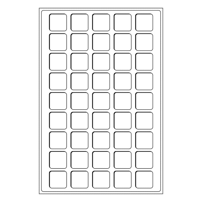 Coin Trays L for 45 coins up to 31mm diameter, blue