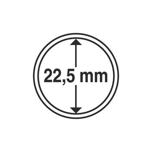 Coin Capsules, Inner Diameter 22.5mm