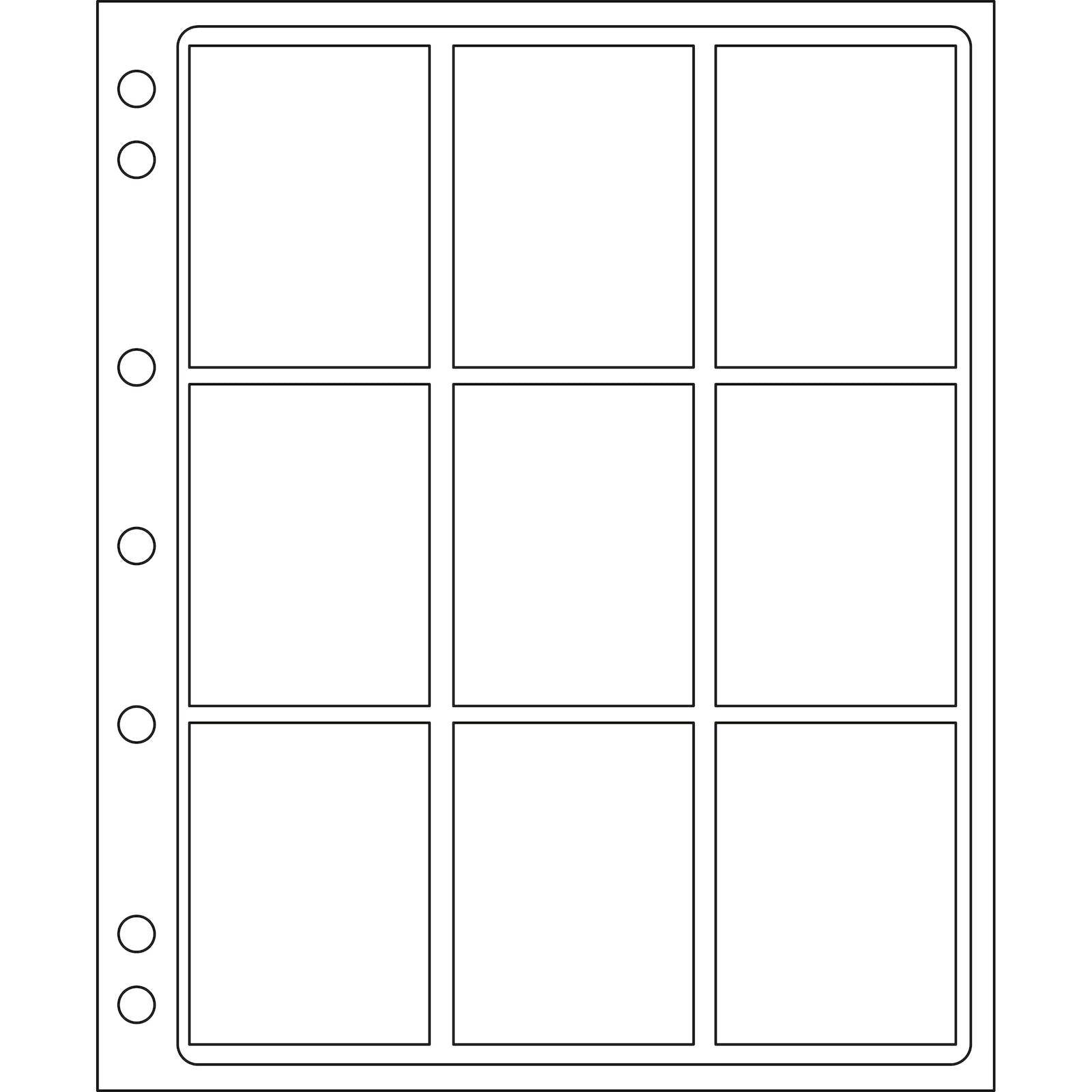 Plastic Sheets ENCAP, clear pockets for Everslab, Quickslab and US PCGS Coin Capsules