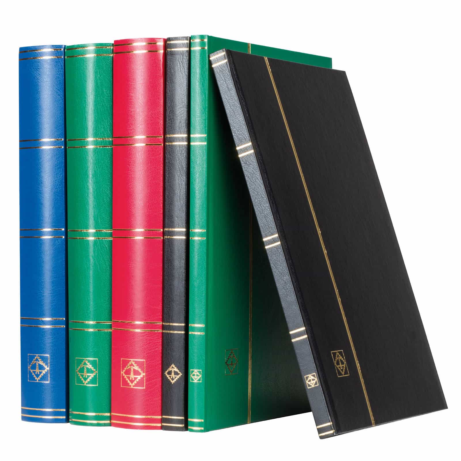 Stockbook BASIC, DIN A4, 32 white pages, non-padded cover, black
