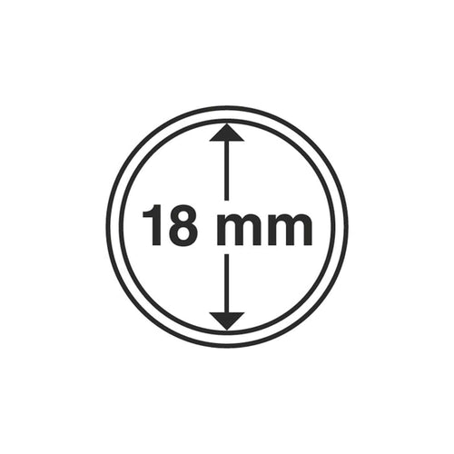Coin Capsules, Inner Diameter 18mm