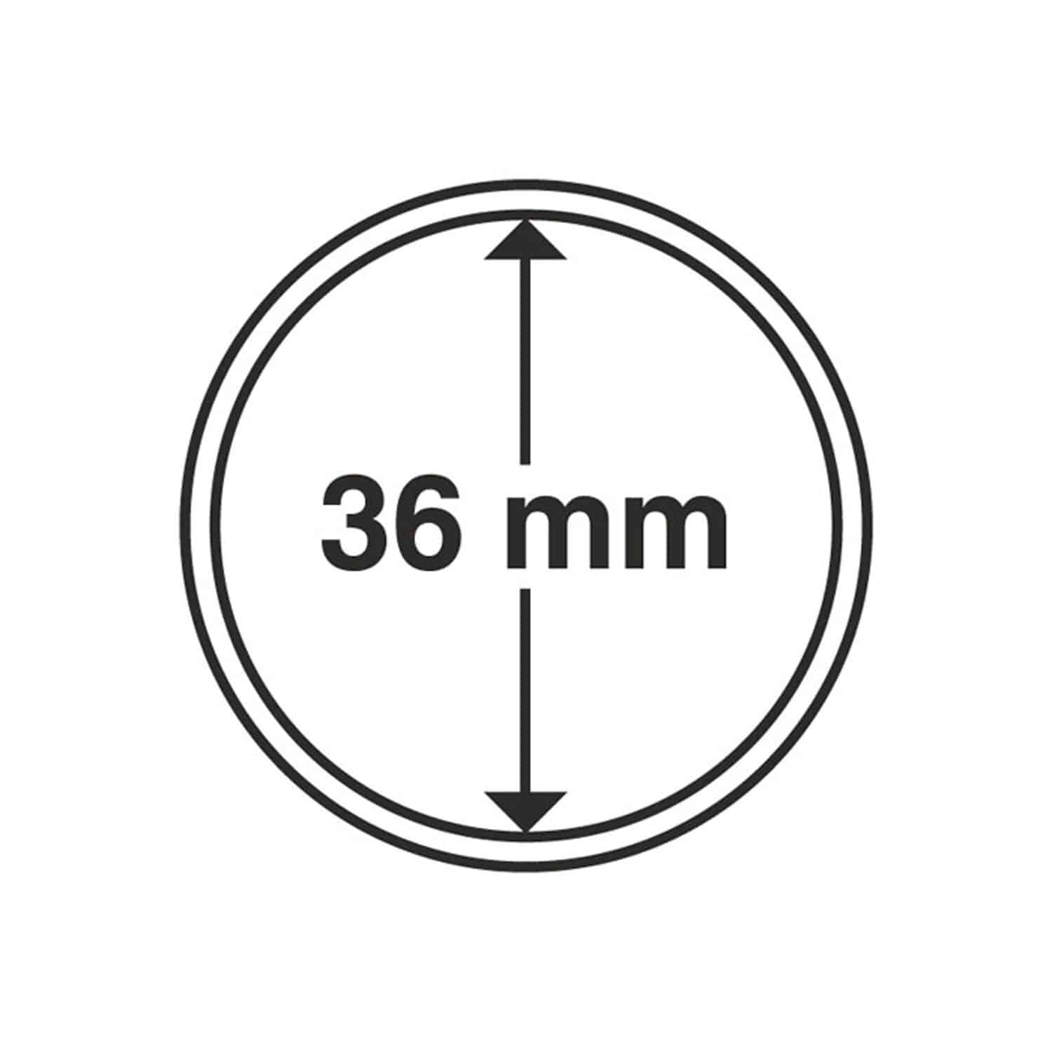 Coin Capsules, Inner Diameter 36mm