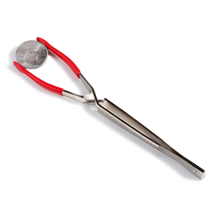 Plastic-Coated Tweezers 9, Deluxe for coins