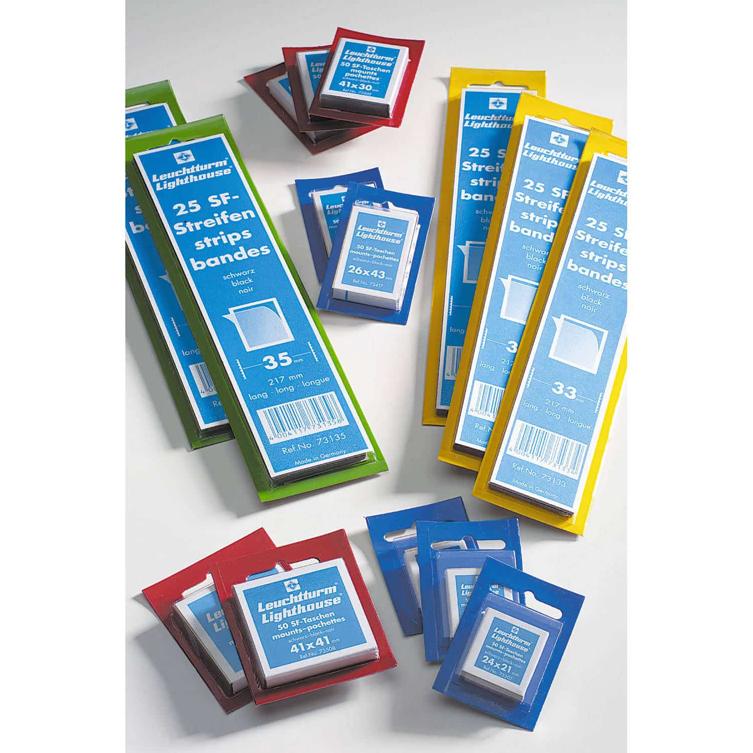 SF Block Mounts 217x100mm double seal, black backing film