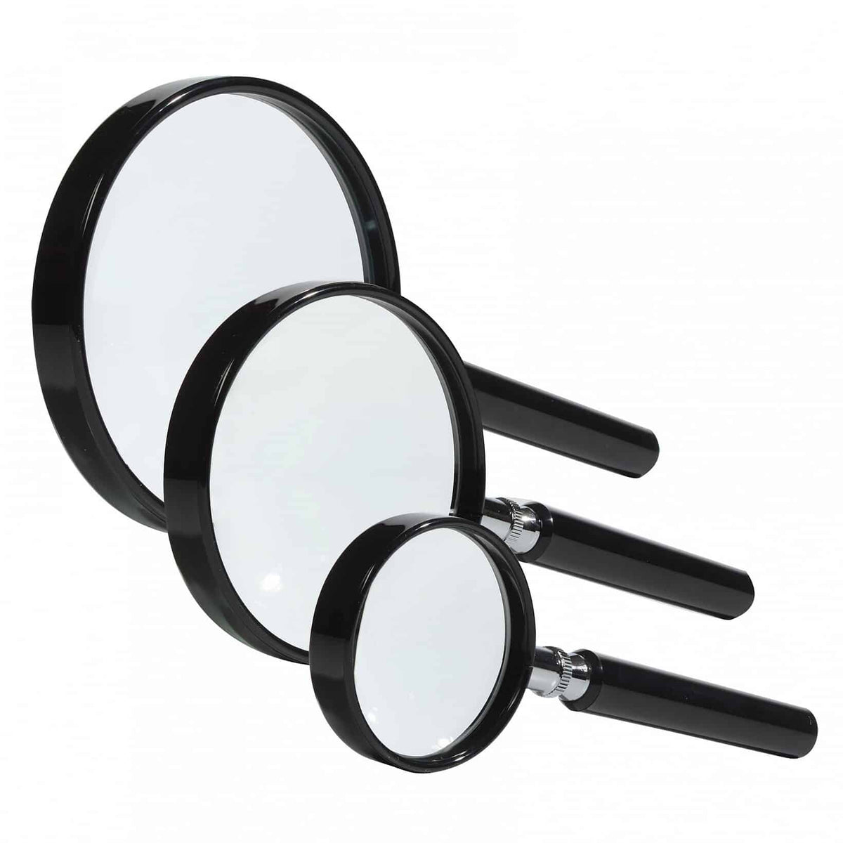 Magnifier glass with handle, 4x magnification