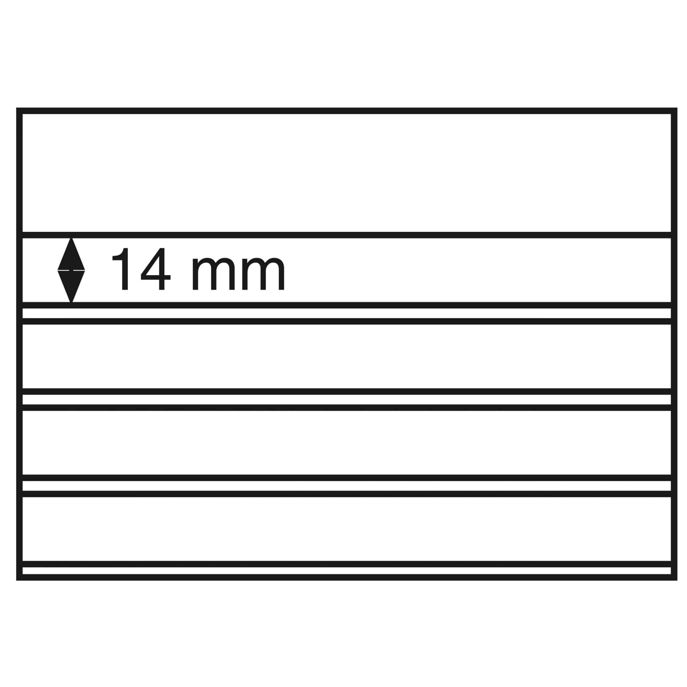 Standard cards PVC 158x113mm,l4 clear strips with cover sheet, black card, 100 per pack