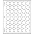 Plastic Sheets ENCAP, clear pockets for 48 coins in capsules with a diameter between 21, 22 and 23mm