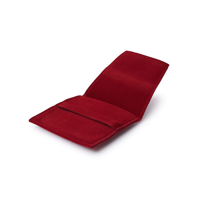 MT Premium Coin Pocket for one coin with or without capsule up to 50mm, red