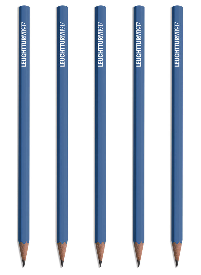 Pencils, HB, Pack of 5 - Denim