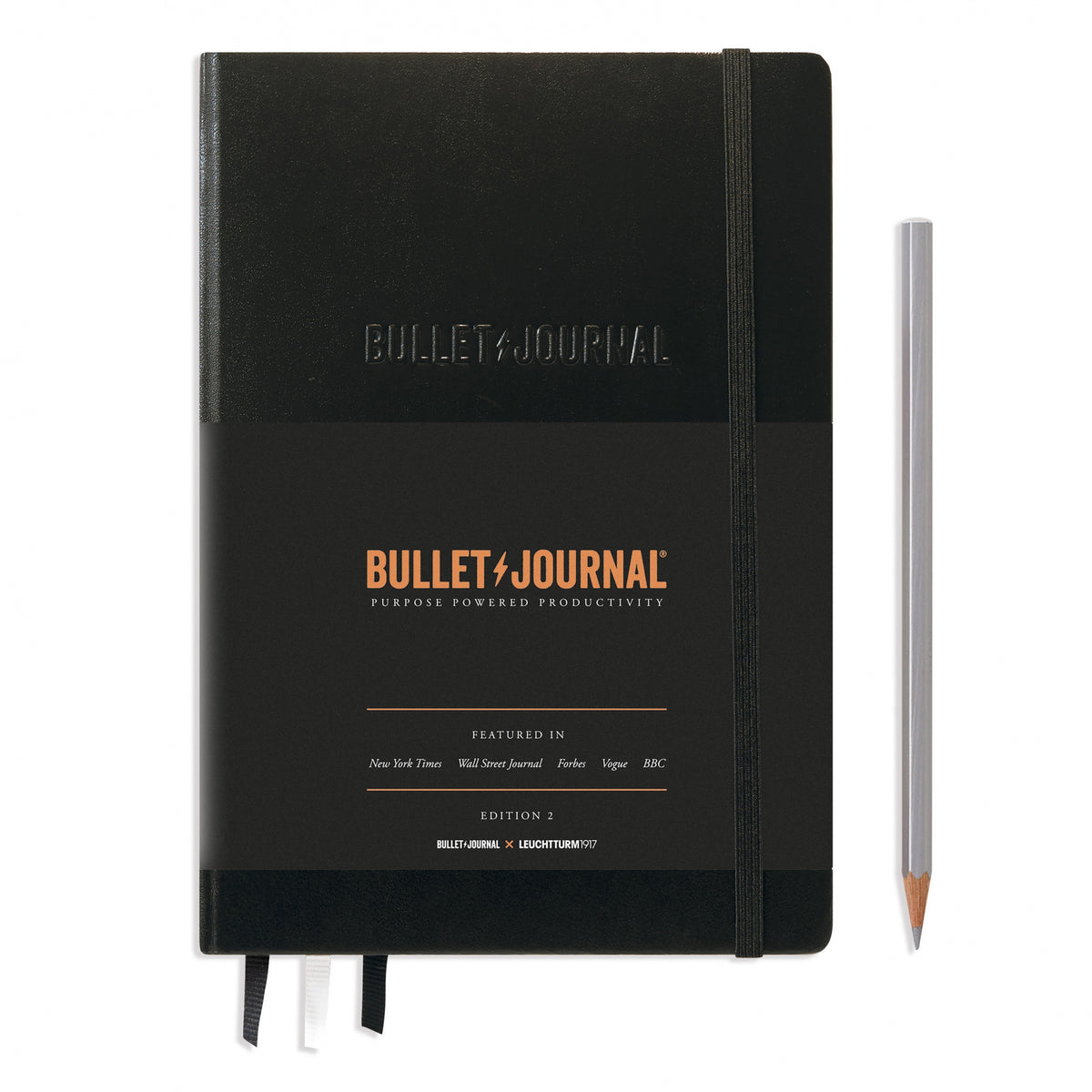 Bullet Journal Edition 2 Medium (A5), 120g/m2 paper, 206 p, Black