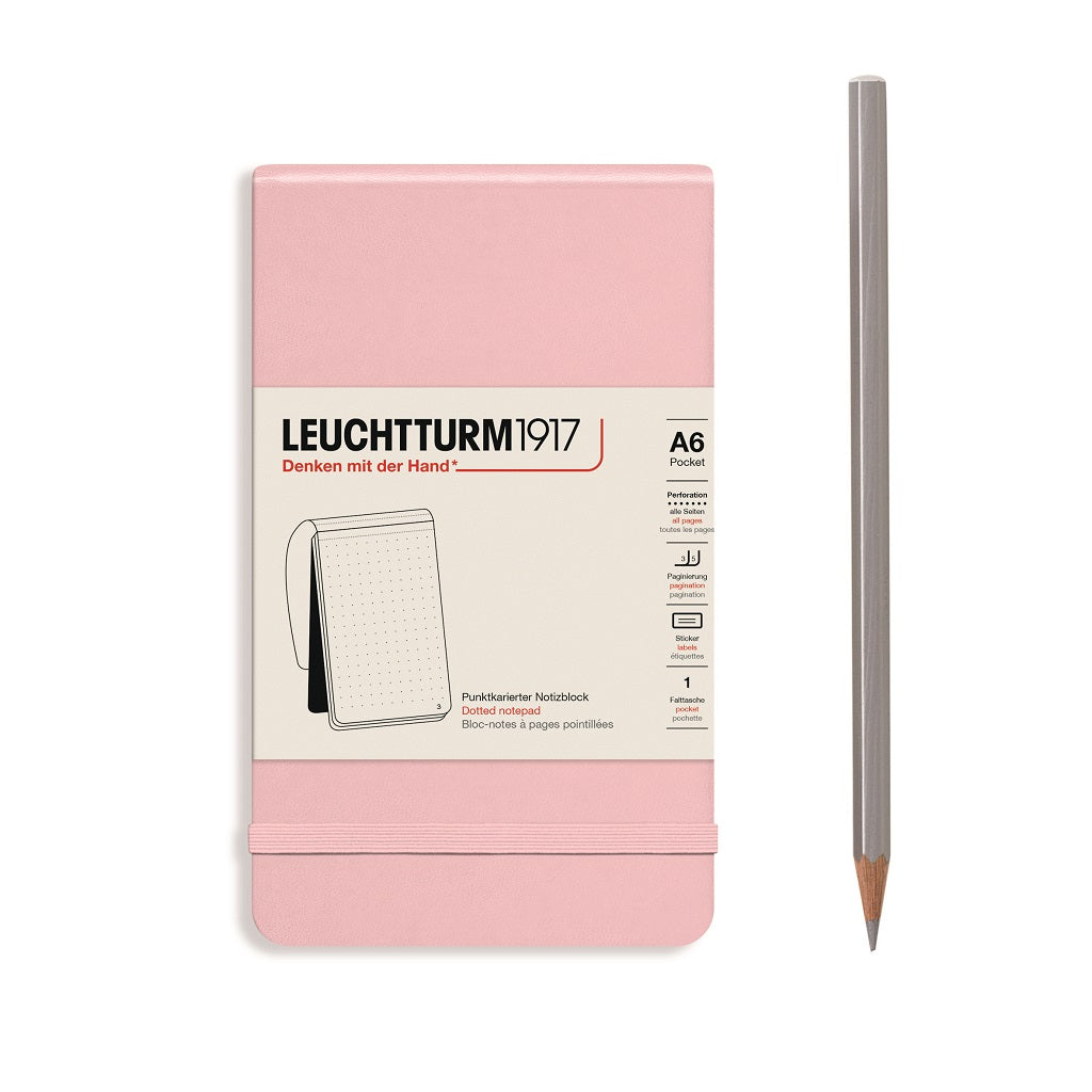 Reporter Notepad Pocket, Powder, Dotted