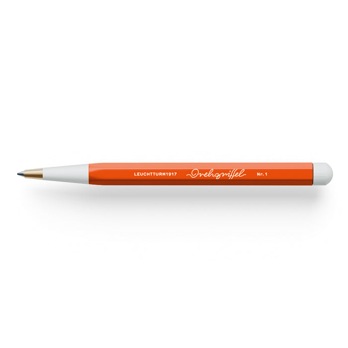 Drehgriffel No.1, Pumpkin - Ballpoint pen with royal blue ink