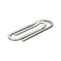 Brushed Stainless Steel & Paper Clip Money Clip