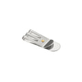 Polished Stainless Steel & Gold Screw Money Clip