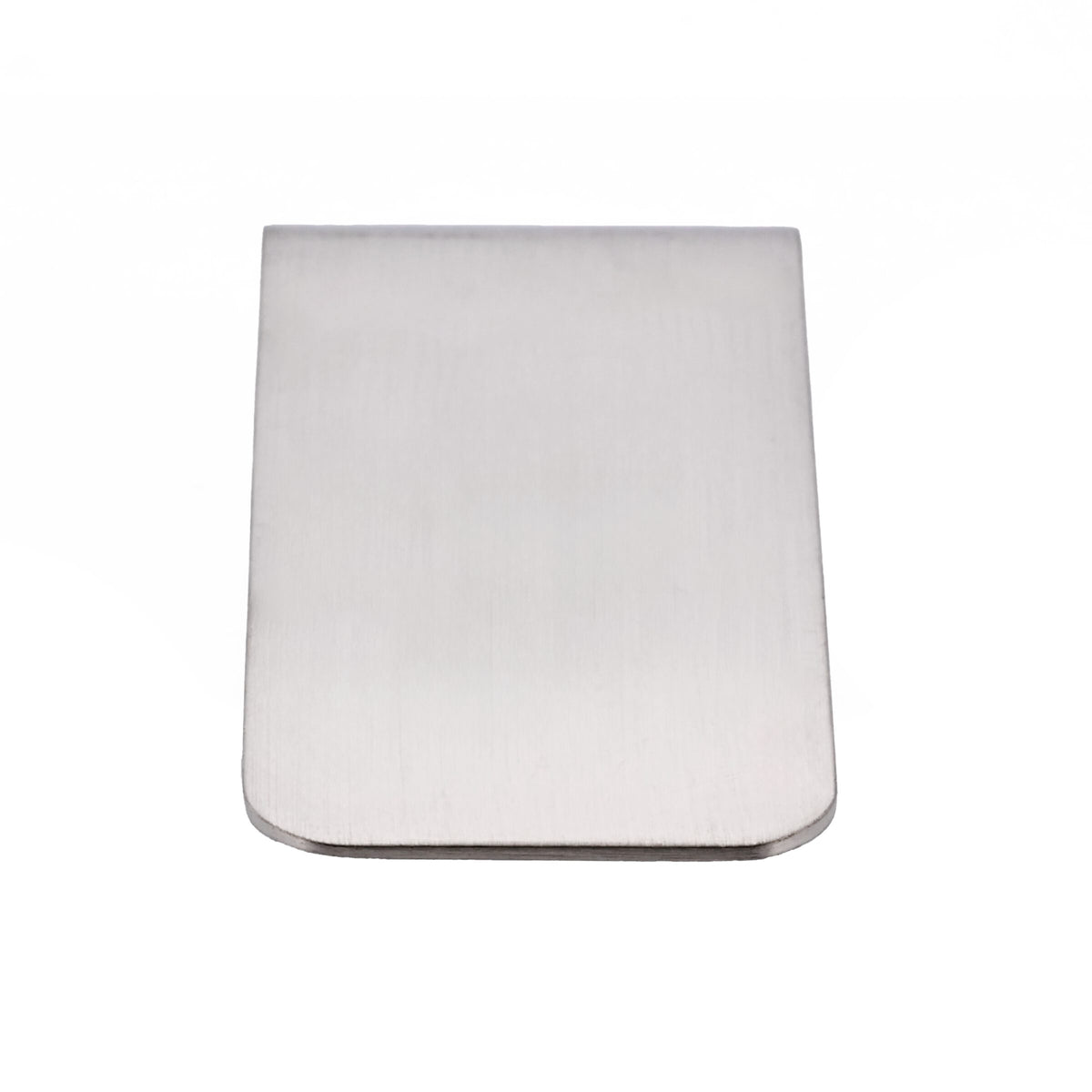 Brushed Rhodium Plated Money Clip