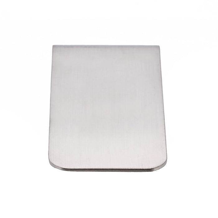 Brushed Rhodium Plated Money Clip