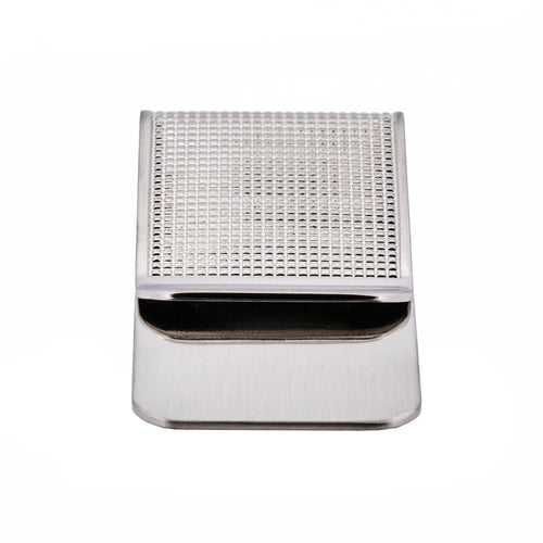 Brushed Rhodium Plated Money Clip