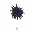 Navy Blue Flower Lapel Pin