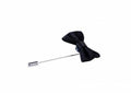 Black Bow Tie Lapel Pin