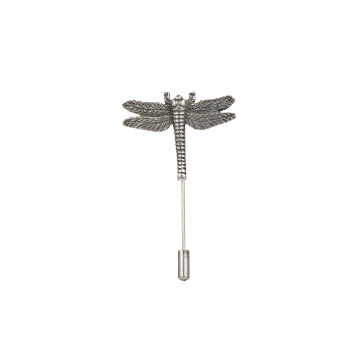 Antique Plated Dragon Fly Lapel Pin