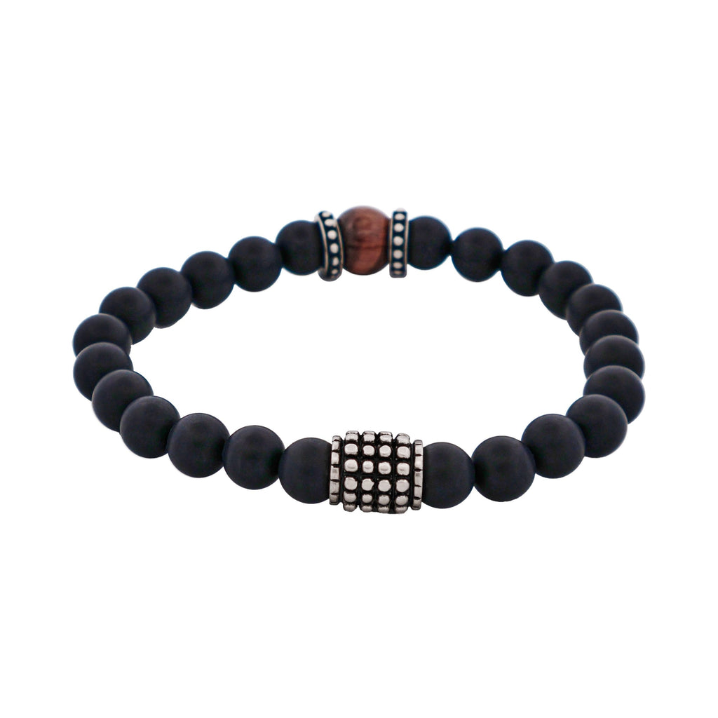 Agate Red Tiger Eye Bead Bracelet