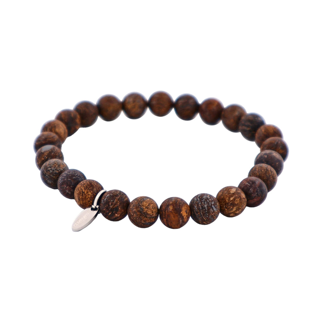 Savage Bronzite Stone Bead Bracelet