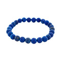 Savage Dumortierite Stone Bead Bracelet