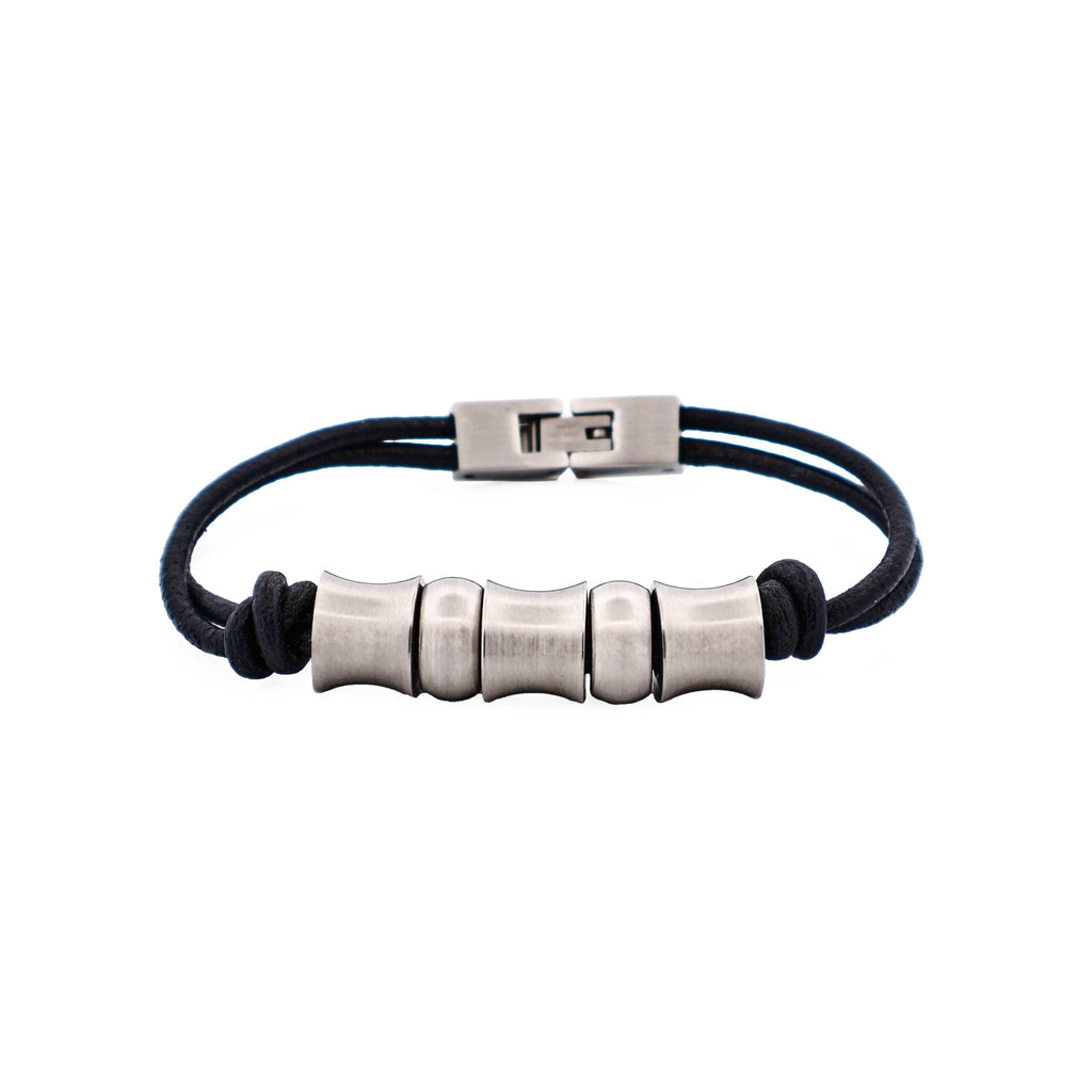 Stainless Steel Beaded Bracelet