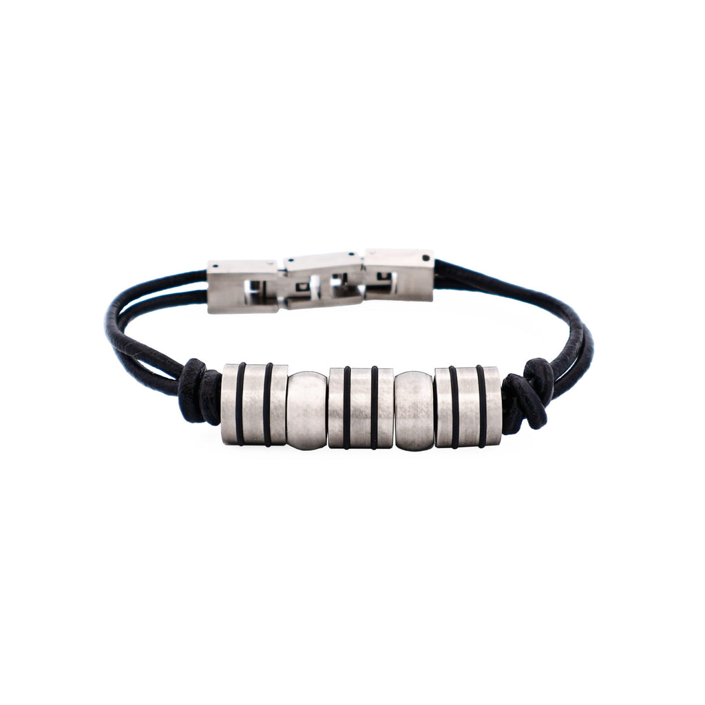 Stainless Steel Beaded Bracelet
