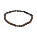 Small Bronzite Bead Bracelet
