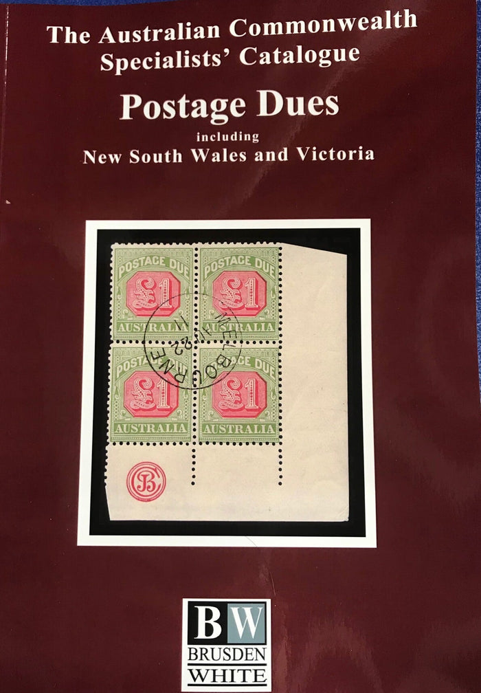 Brusden-White ACSC Postage Dues Catalogue 3rd edt