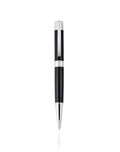 Cudworth Ballpoint Pen, Chromablack Elegance: Black Lacquer & Chrome