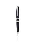 Cudworth Ballpoint Pen, Matte Eclipse: Matt Black & Chrome