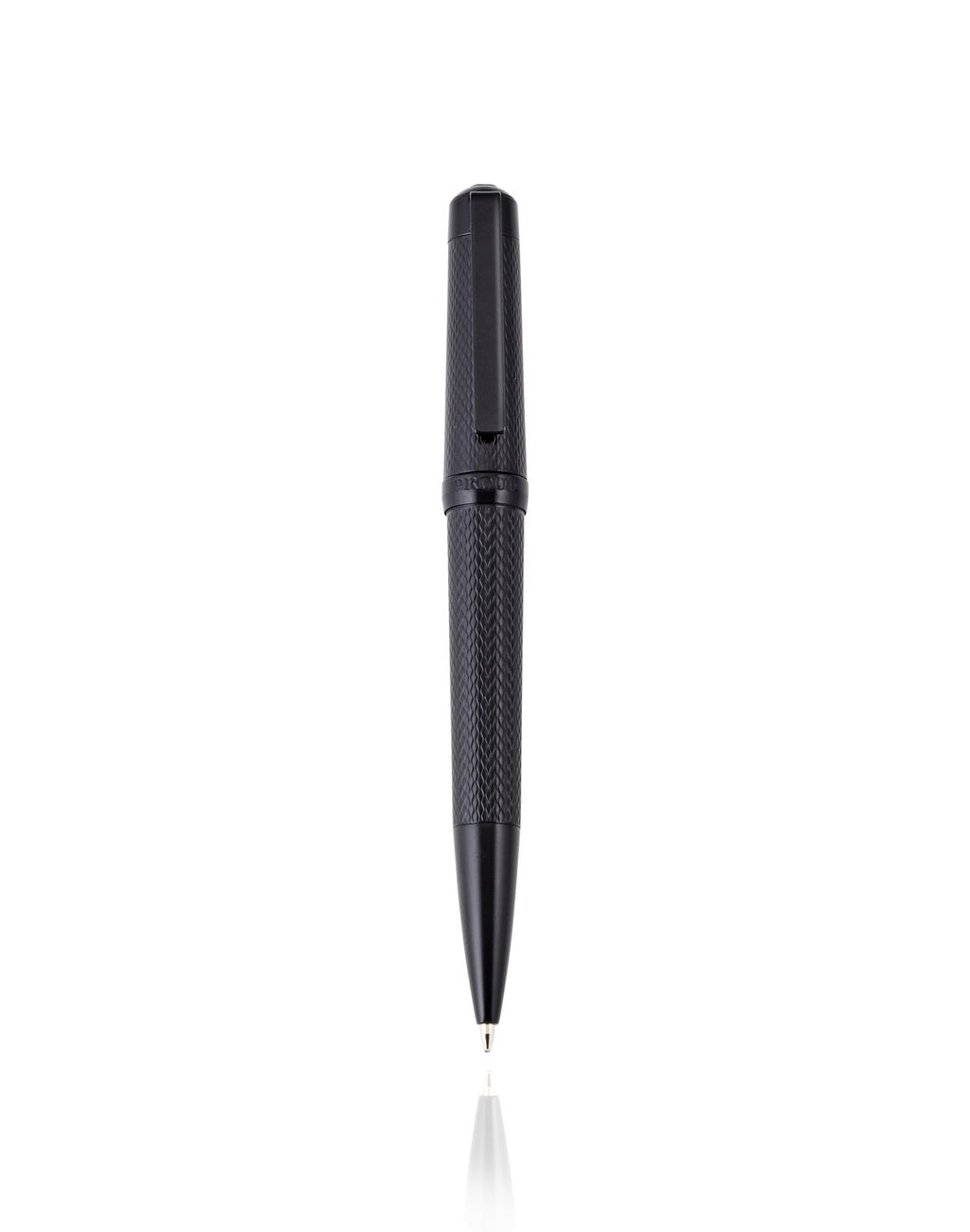 Cudworth Ballpoint Pen, Mesh Noir: Black Plated Mesh