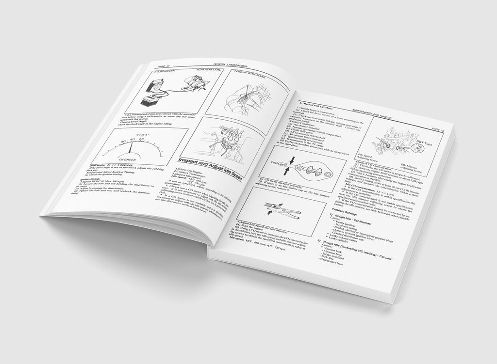 Toyota Landcruiser FJ RJ Repair Manual 69-90