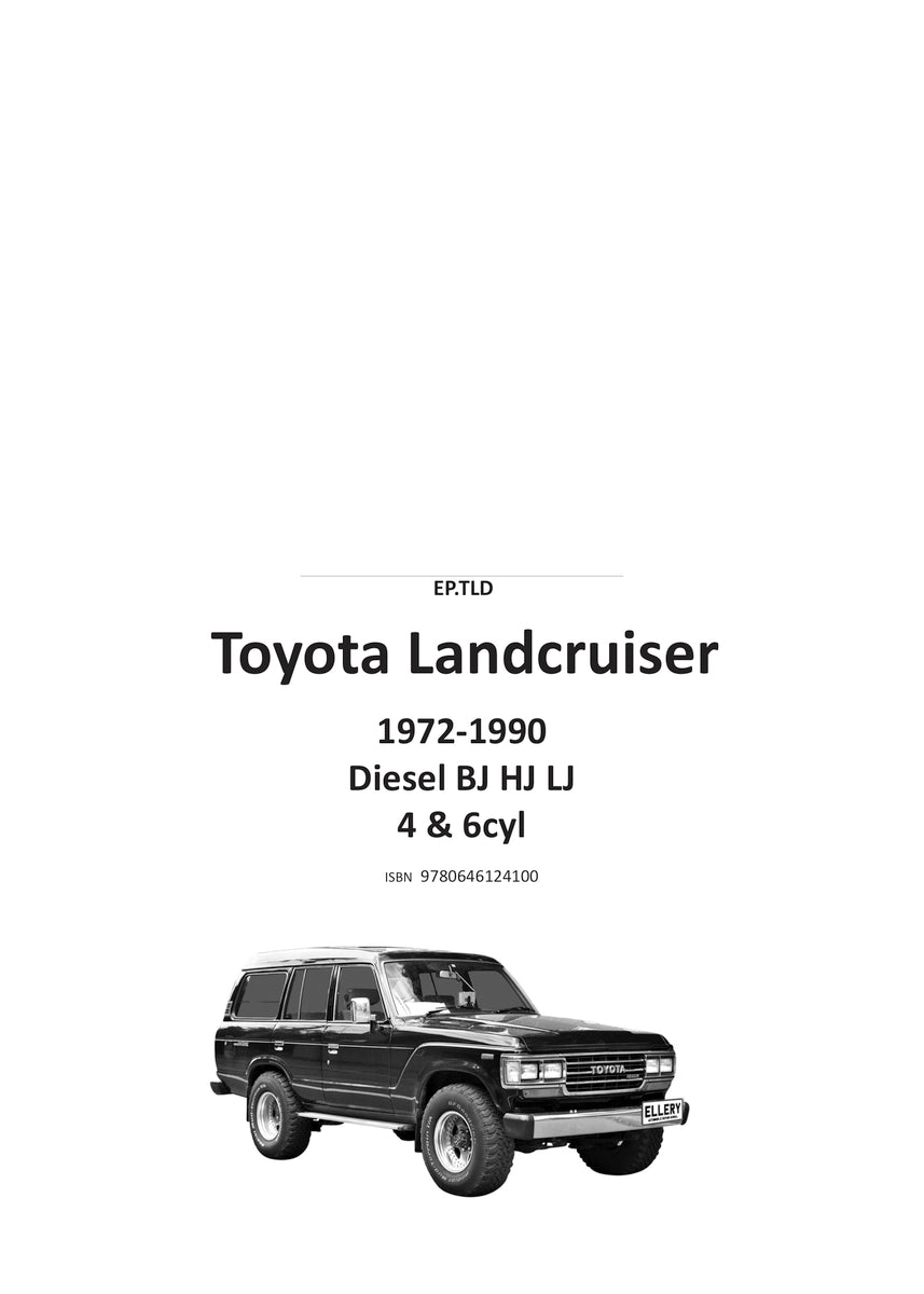 Toyota Landcruiser BJ HJ LJ Workshop Manual 1972-1990