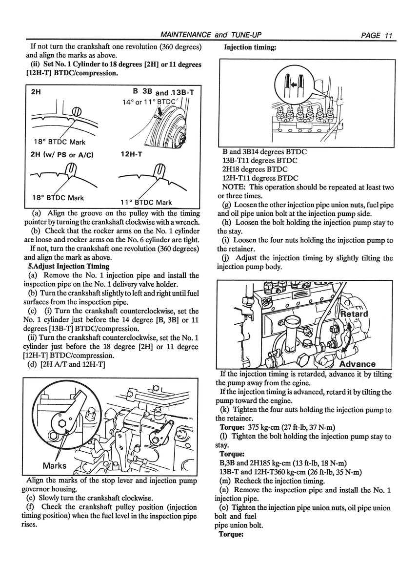 Toyota Landcruiser BJ HJ LJ Workshop Manual 1972-1990