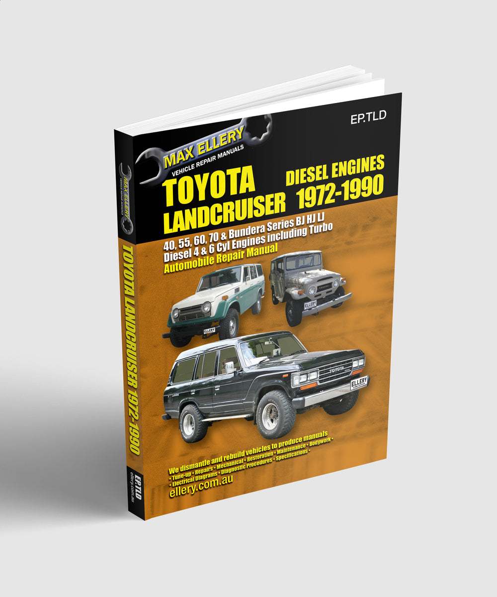 Toyota Landcruiser BJ HJ LJ Workshop Manual 1972-1990