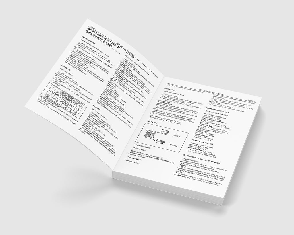 Toyota Landcruiser BJ HJ LJ Workshop Manual 1972-1990